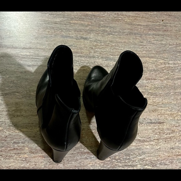 All Saints leather ankle heeled boots - Picture 3 of 16